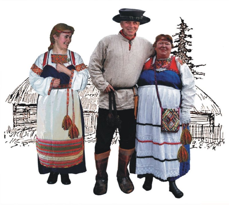Народный костюм Онежского района