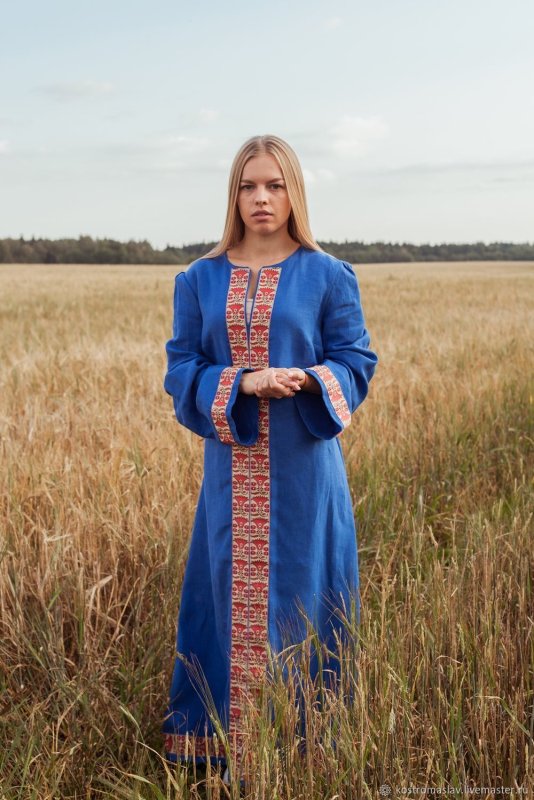 Платье в Старорусском стиле