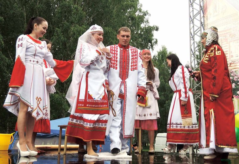 Чувашский национальный костюм Акатуй