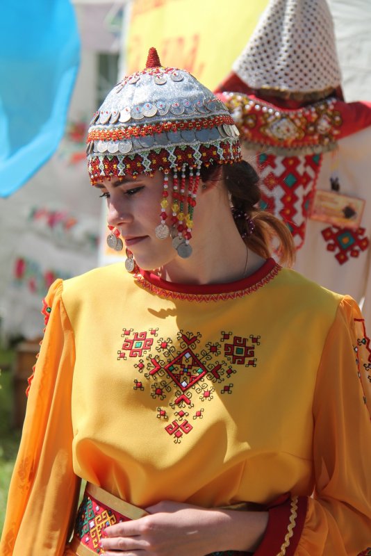 Чувашские платья современные