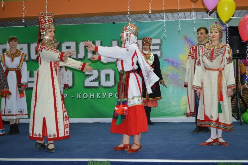 Чувашский национальный костюм женский