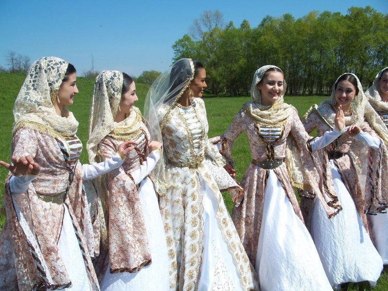 Нац костюм народов Дагестана чеченцы