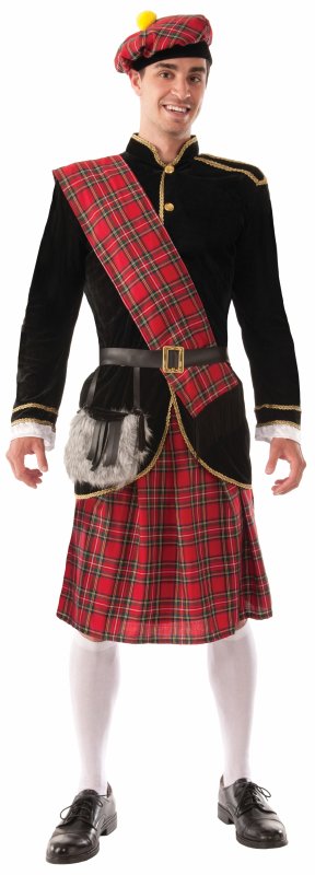 Тартан National Scottish Costume