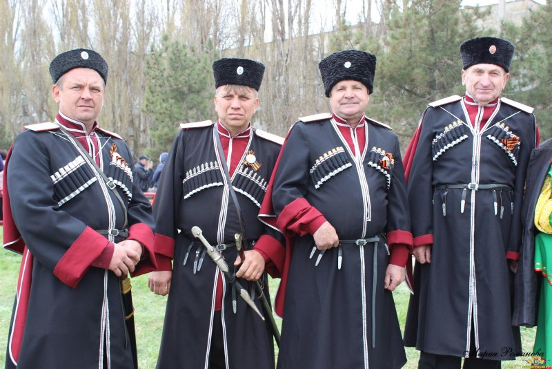 Костюм атамана Кубанского казачьего войска 19 век