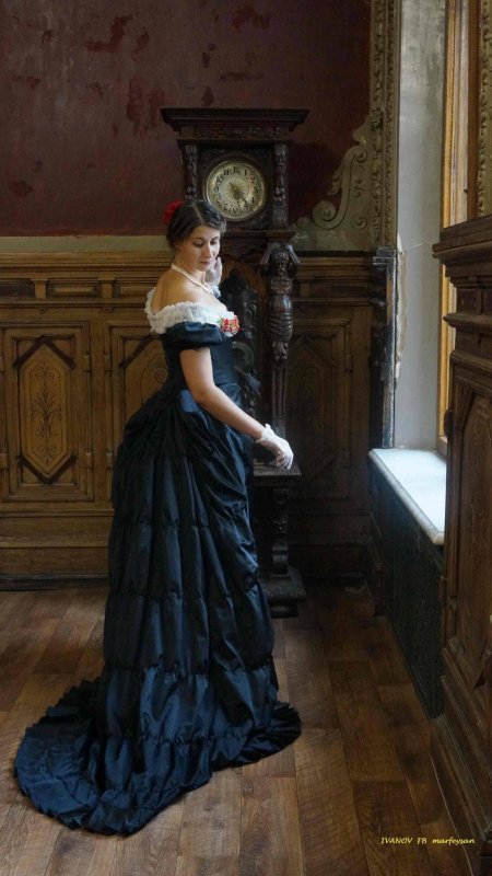 Англия мода 1870г