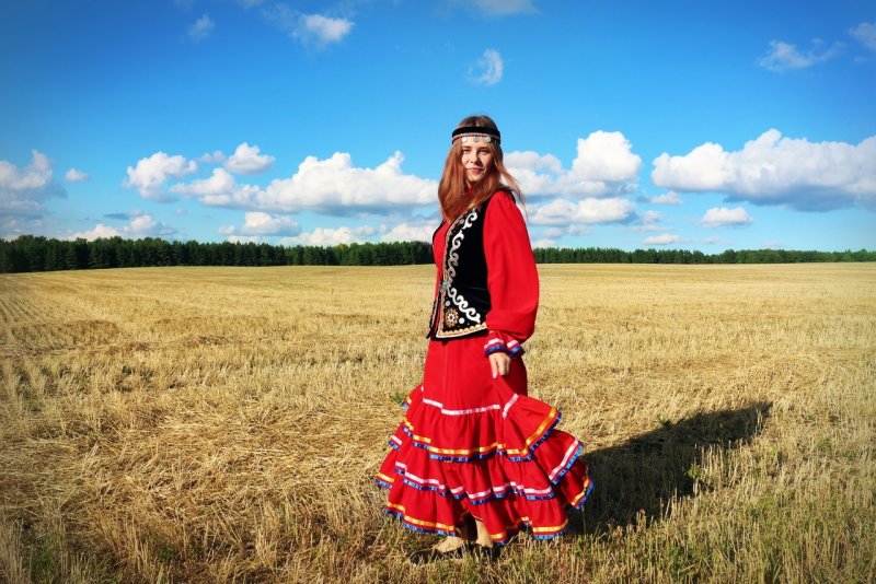 Башкирский национальный костюм Хабирова