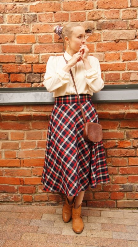 Юбка в клетку Бенеттон SKU c56749836-4024