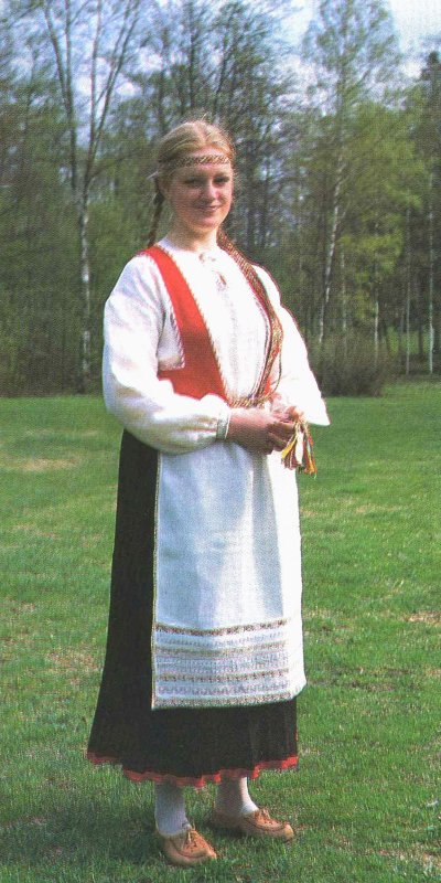 Вепсы национальный костюм
