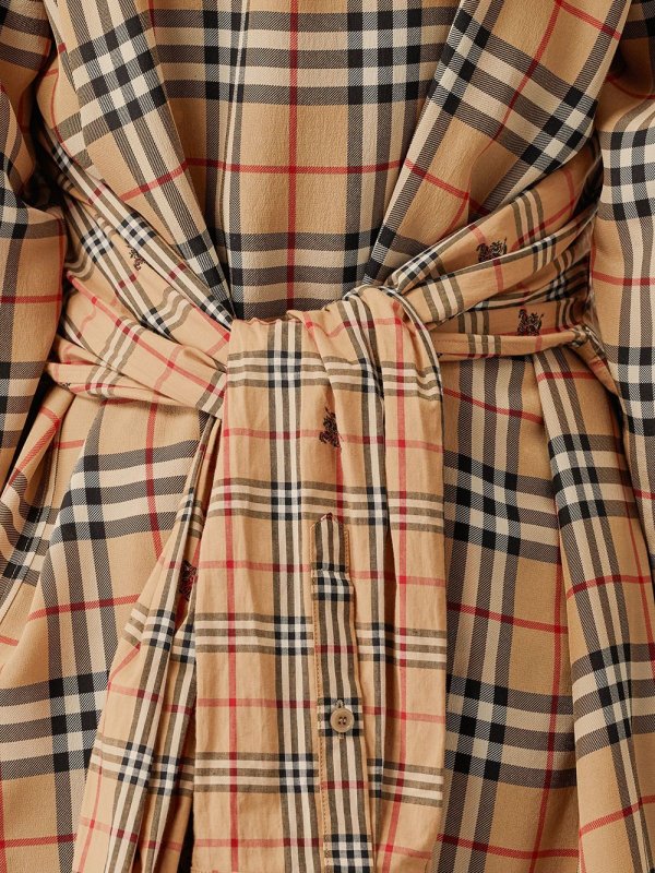 Burberry Brit платье клетка