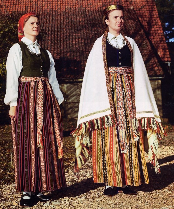 Литовский народный костюм Аукштайтии