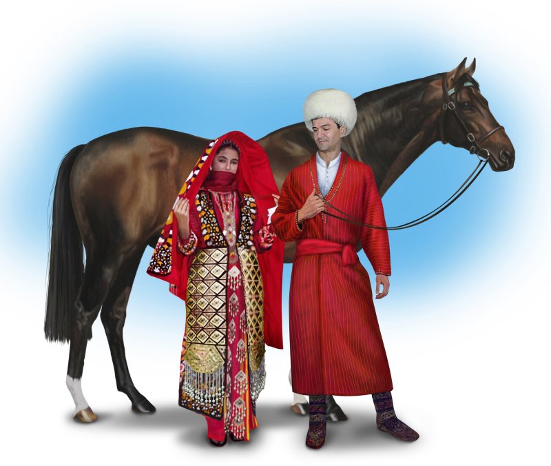 Национальный костюм туркменов