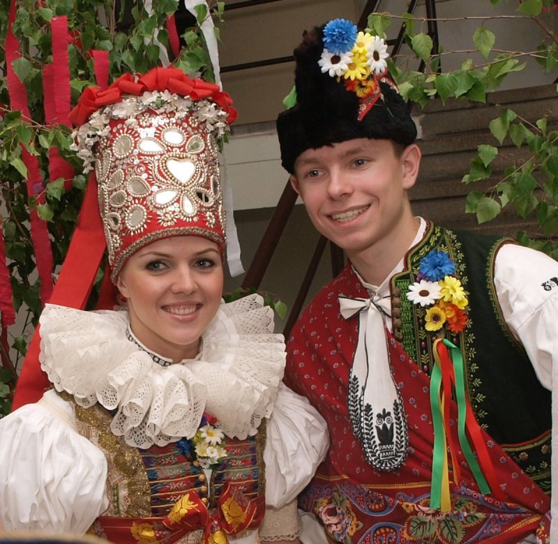 Чешский народный костюм женский