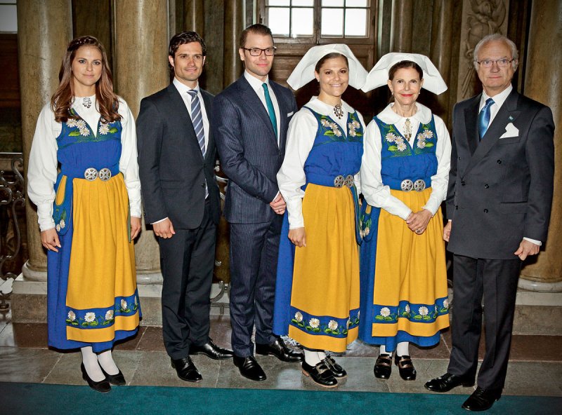 Национальная одежда Шведов