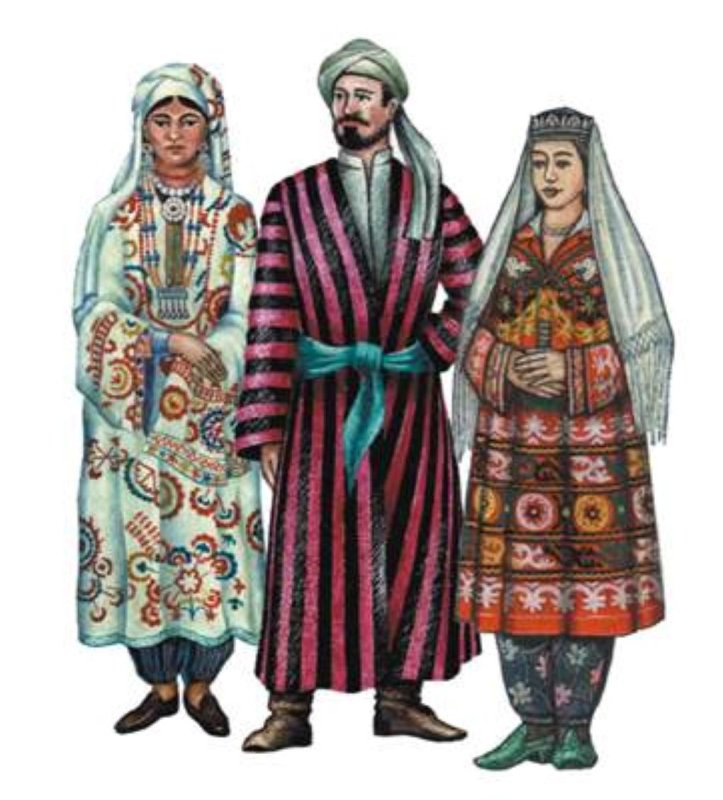 Национальная одежда жителей Таджикистанa