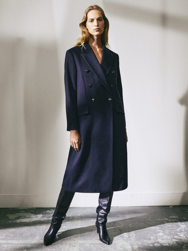 Шерстяное пальто massimo Dutti