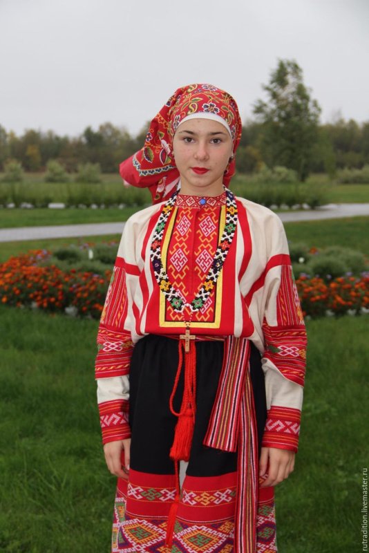 Костюм эрзя национальный Мордовский Пенза