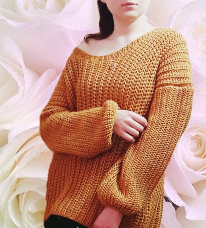 Свитер из толстой пряжи Oversize