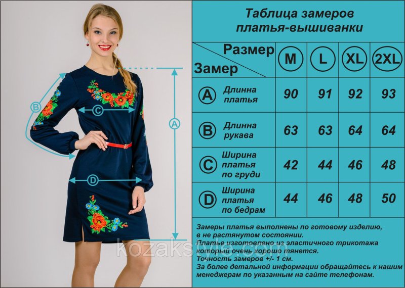 Замеры детской куртки