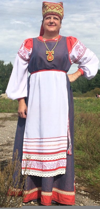 Вологодская Губерния традиционный костюм