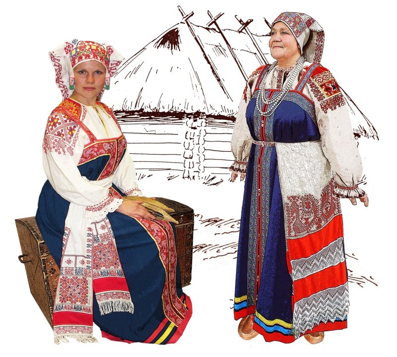 Карельский костюм женский