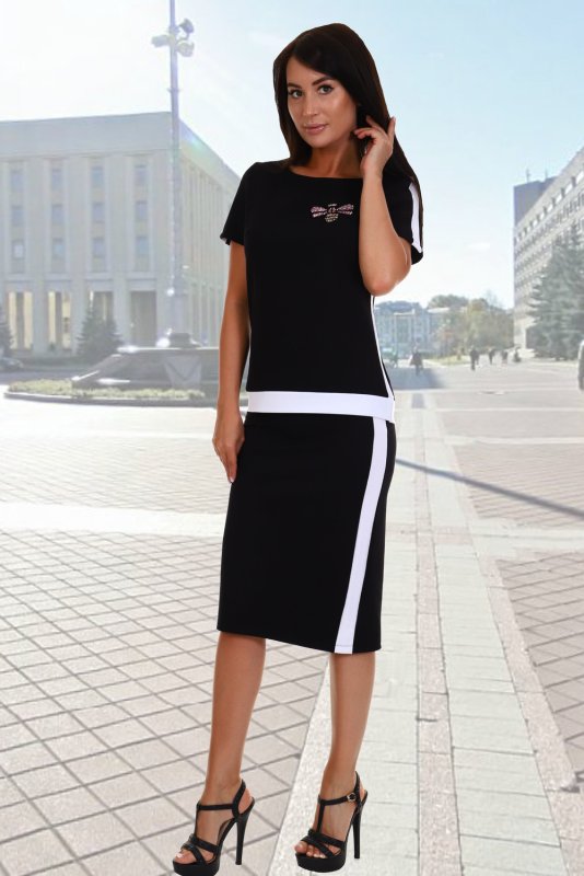 Bershka чёрное платье миди