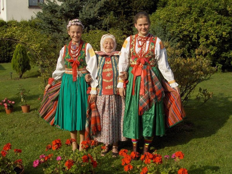 Национальный костюм Поляков