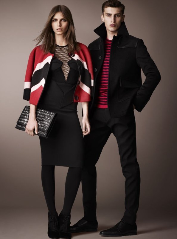Burberry коллекция зима 2013