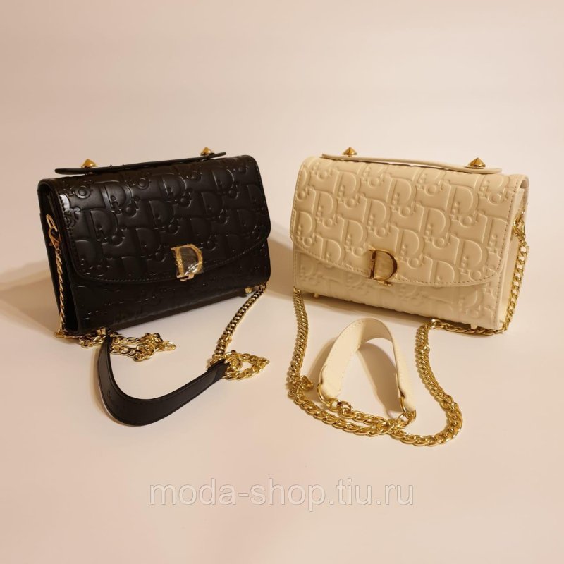 Christian Dior сумка кожаная