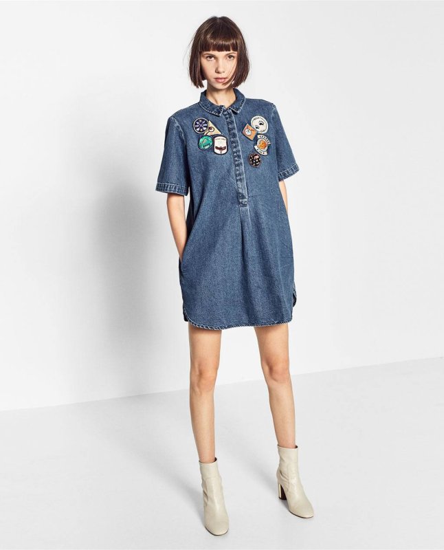 Платье Zara из денима