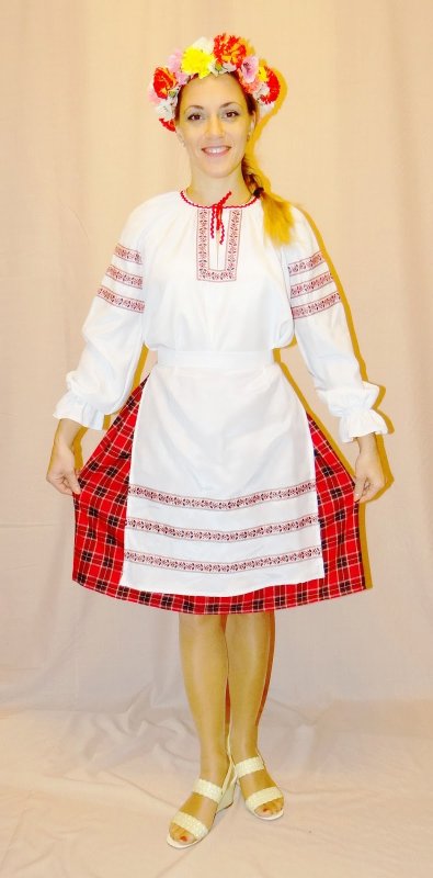 Белорусский национальный костюм на скорую руку