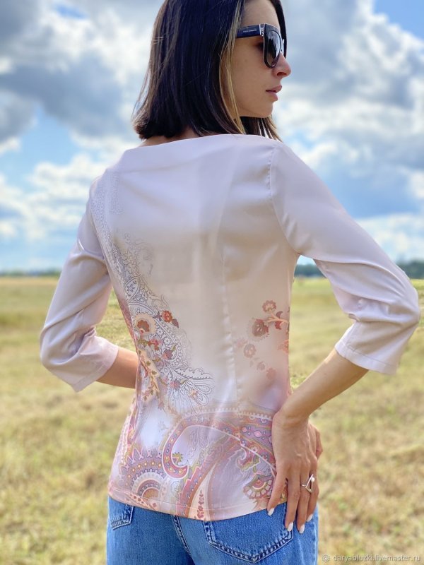 Блузка Monica Magni шелк