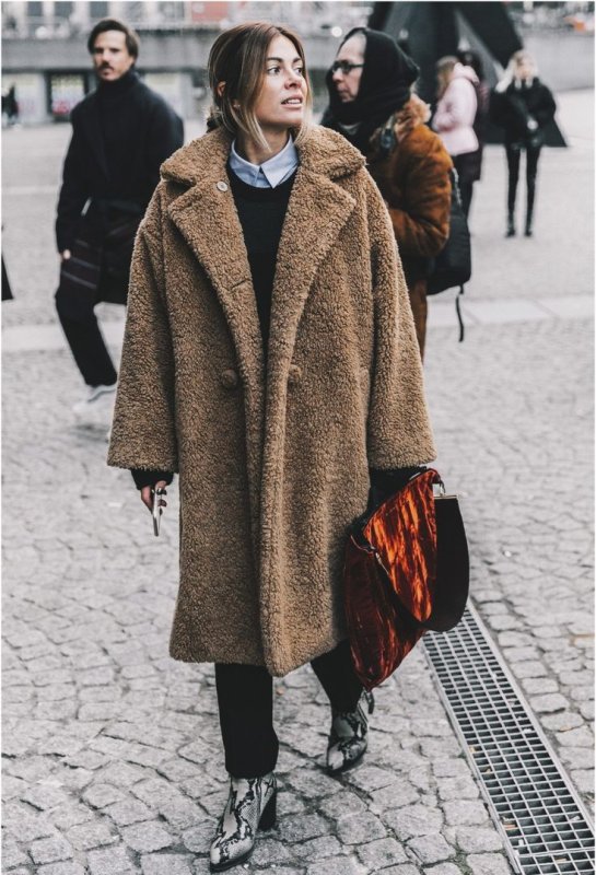 Пальто кокон Street Style
