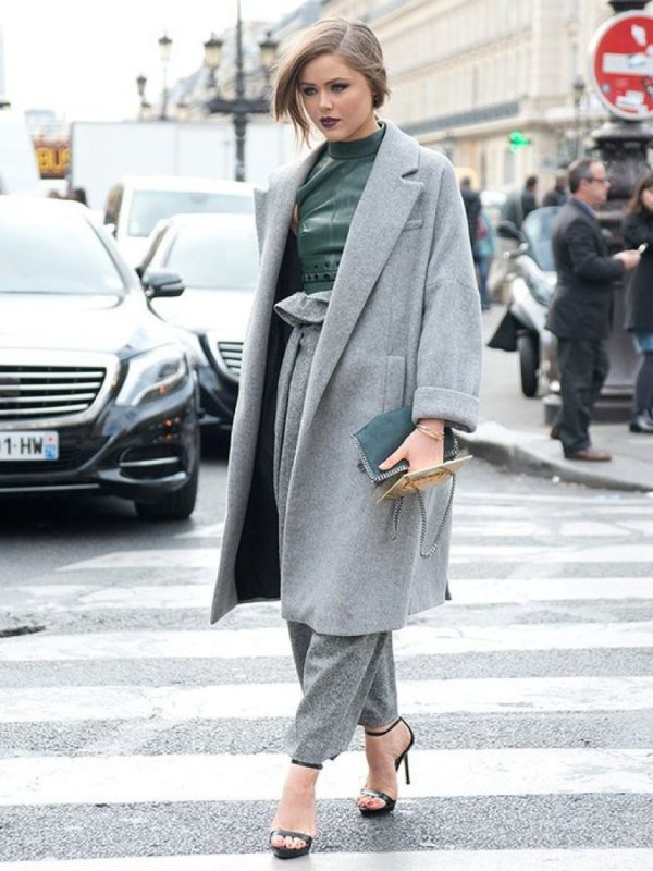 Пальто оверсайз Street Style