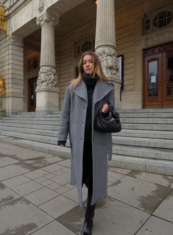 Пальто кокон стрит стайл 2020