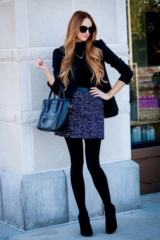 Winter Tights and Dress