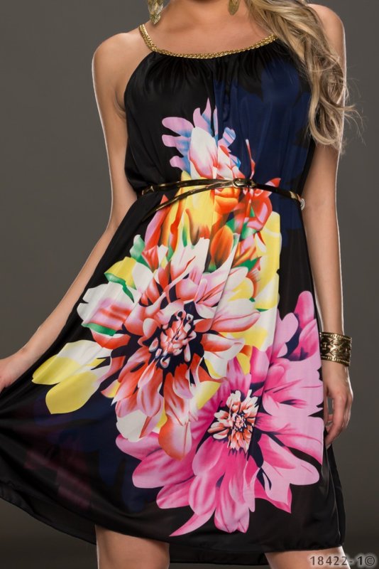 Платье 1001dress (цветочный принт)