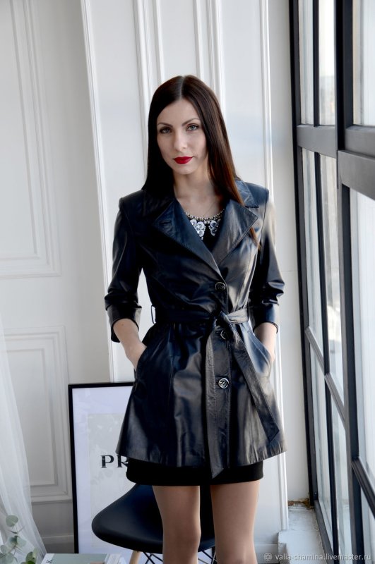 La Perla кожаный тренч