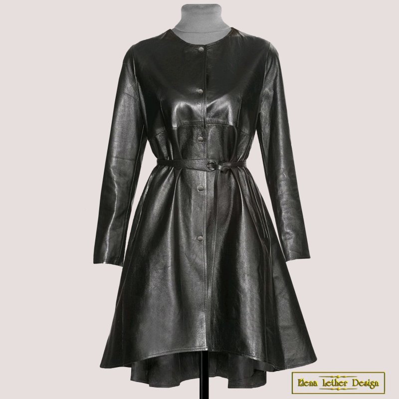 Gregori & sons Leather плащ женский