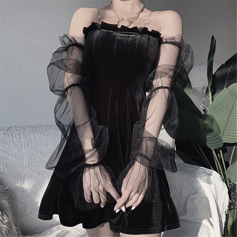Gothic aesthetic clothes платье