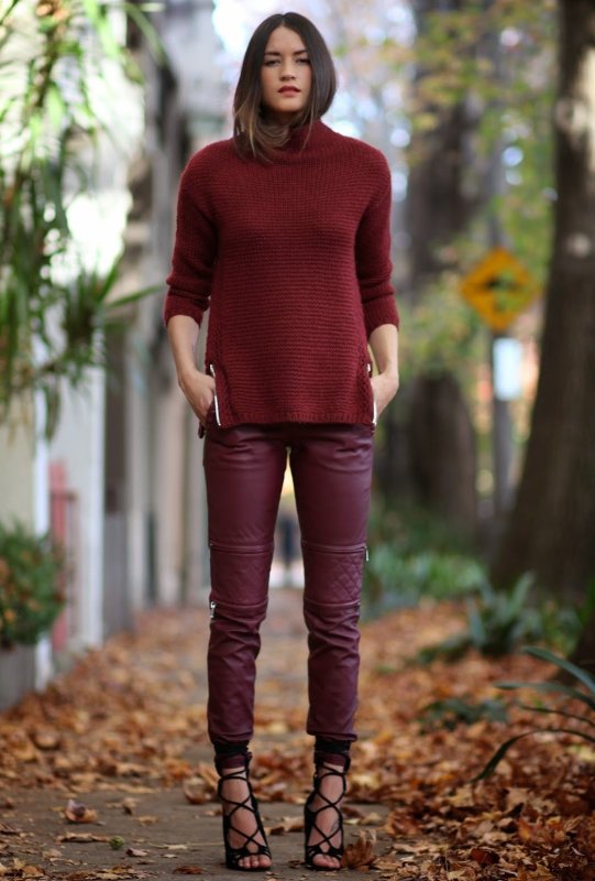 Платье Ralph Lauren Marsala