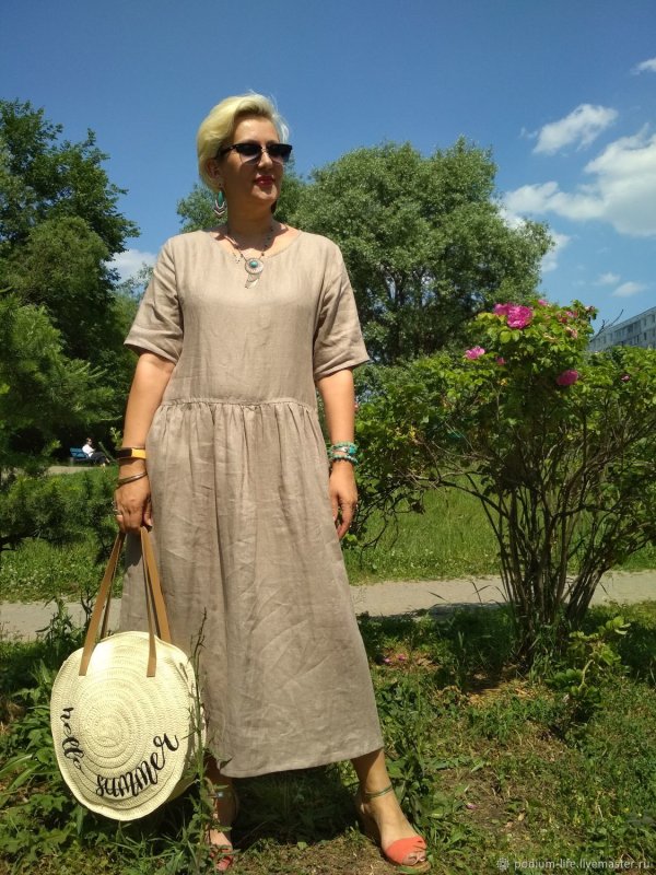 Летние платья для пожилых женщин