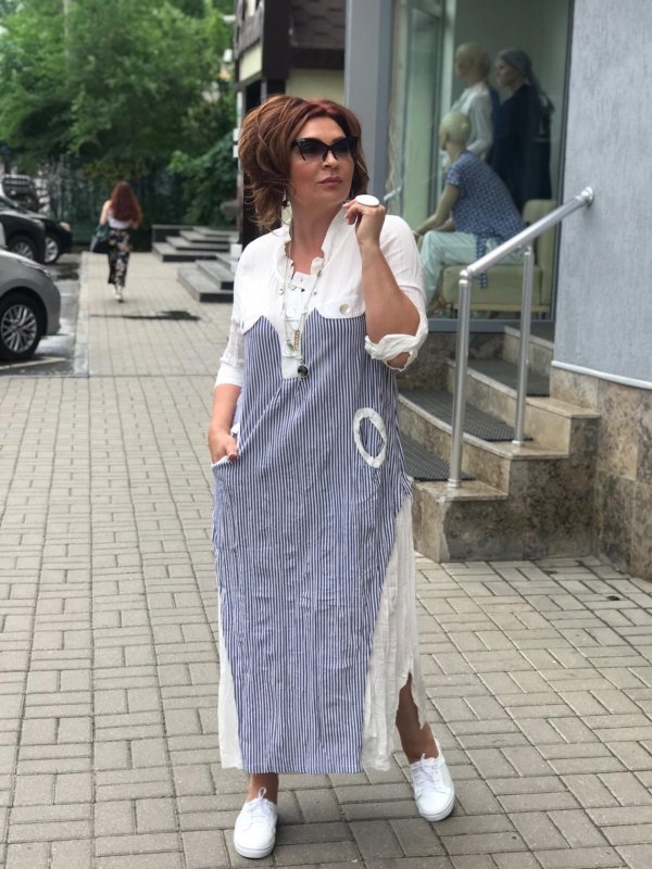 Платье бохо для полных