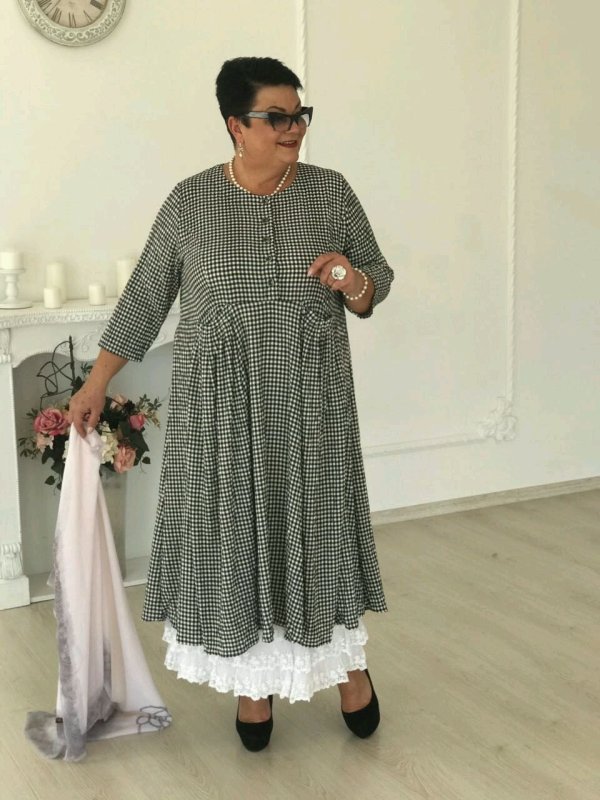Платье бохо для полных женщин