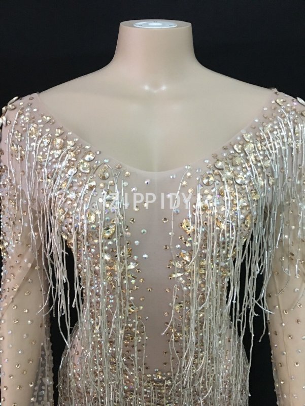 Вечерняя ткань с кристаллами Swarovski