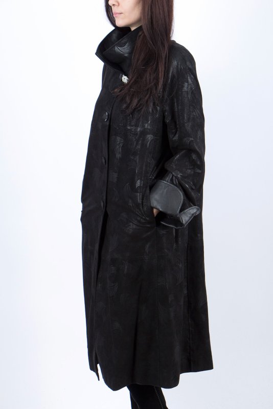 Sportmax кожаный плащ