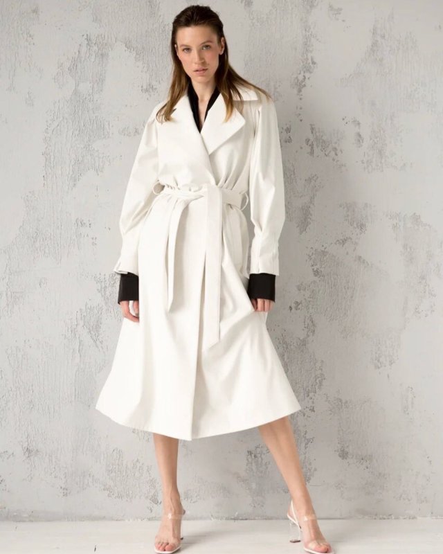Кожаный плащ Boutique Kale