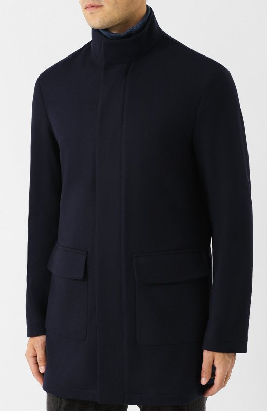 Двубортное пальто мужское Zara
