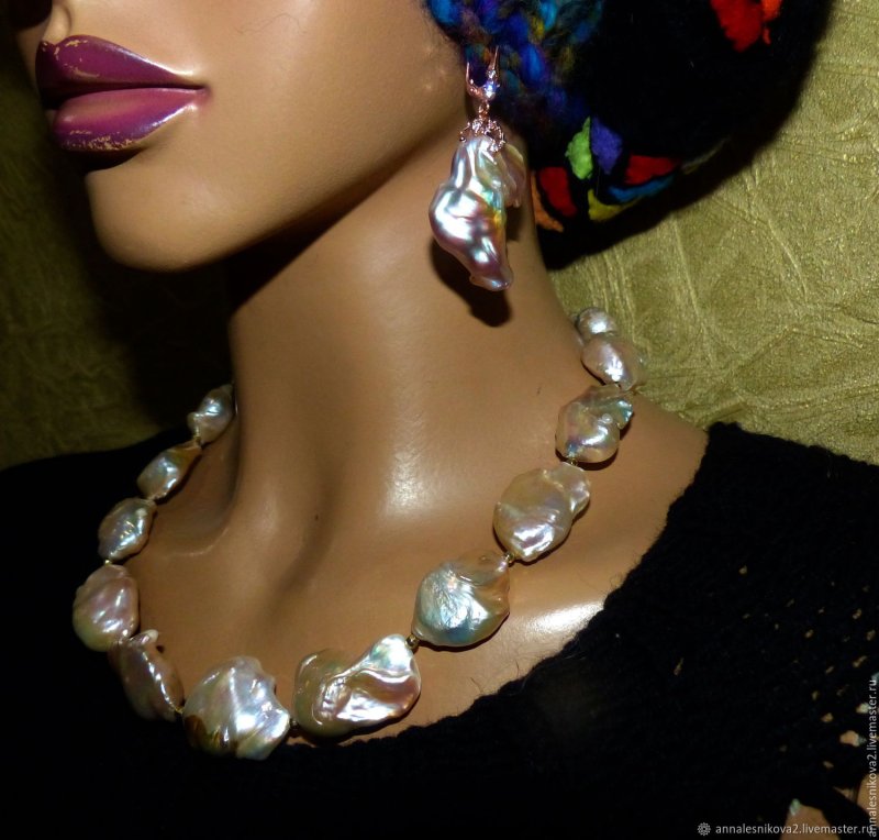 Yana Jewelry колье барочная Жемчужина