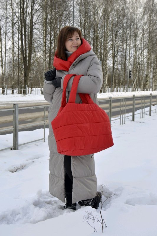 Косынка утепленная из плащевки