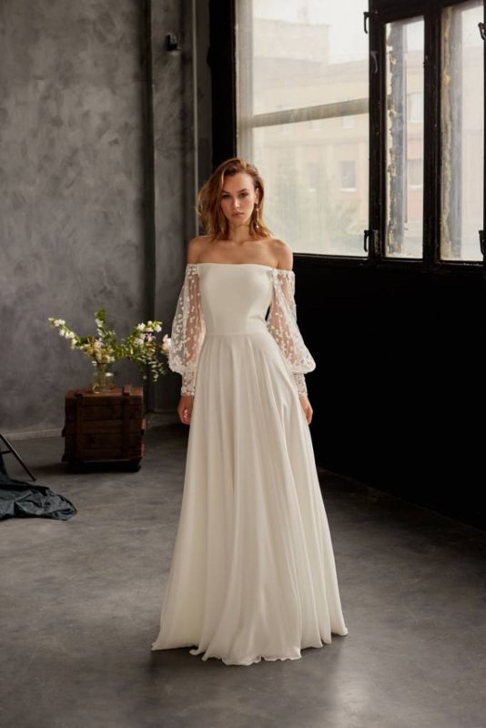 Платье Пегги свадебное миди Twiggy Bridal